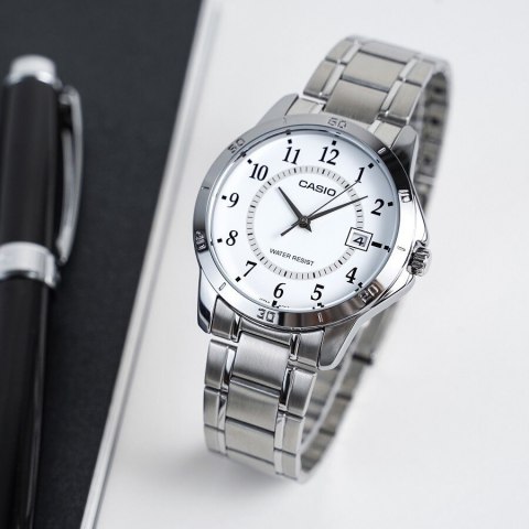 ZEGAREK MĘSKI CASIO MTP-V004D 7B (ZD047B) + BOX ZEGAREK MĘSKI CASIO MTP-V004D 7B (ZD047B) + BOX