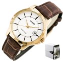 ZEGAREK MĘSKI CASIO MTP-V004GL-7A (ZD046B) + BOX