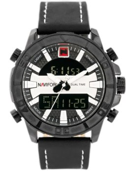 ZEGAREK MĘSKI NAVIFORCE - NF9114 (ZN046A) - BLACK/SILVER