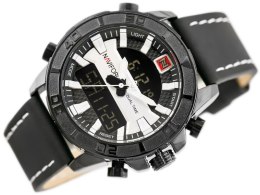 ZEGAREK MĘSKI NAVIFORCE - NF9114 (ZN046A) - BLACK/SILVER
