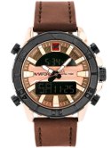 ZEGAREK MĘSKI NAVIFORCE - NF9114 (ZN046E) - BROWN/ROSEGOLD
