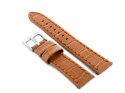PASEK SKÓRZANY DO ZEGARKA W49 - CAMEL - 22MM