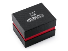 PREZENTOWE PUDEŁKO NA ZEGAREK - NAVIFORCE - CZARNO-CZERWONE
