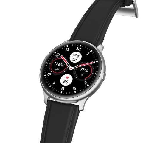 SMARTWATCH MĘSKI G. ROSSI G.RSWSF1-3C1-1 SILVER/BLACK + DODATKOWY PASEK (SG003A) SMARTWATCH MĘSKI G. ROSSI G.RSWSF1-3C1-1 SILVER/BLACK + DODATKOWY PASEK (SG003A)