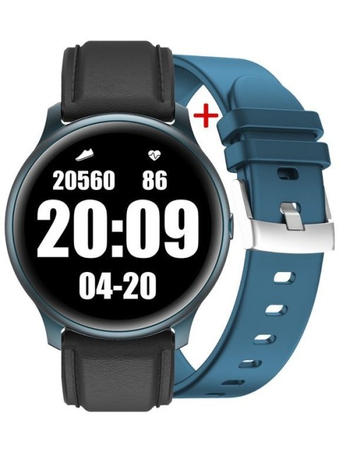SMARTWATCH MĘSKI G. ROSSI G.RSWSF1-6F1-1 BLUE/BLACK + DODATKOWY PASEK (SG003D) SMARTWATCH MĘSKI G. ROSSI G.RSWSF1-6F1-1 BLUE/BLACK + DODATKOWY PASEK (SG003D)