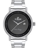 ZEGAREK G. ROSSI - C6182B-1C1 (ZG256A) S./BLACK + BOX