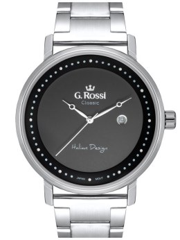 ZEGAREK G. ROSSI - C6182B-1C1 (ZG256A) S./BLACK + BOX