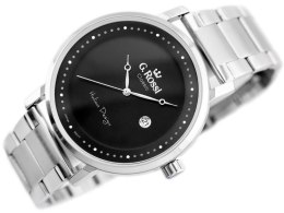 ZEGAREK G. ROSSI - C6182B-1C1 (ZG256A) S./BLACK + BOX