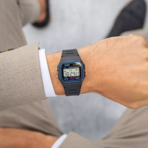 ZEGAREK MĘSKI CASIO F-91W-1YER (ZD086A) - KLASYKA + BOX ZEGAREK MĘSKI CASIO F-91W-1YER (ZD086A) - KLASYKA + BOX