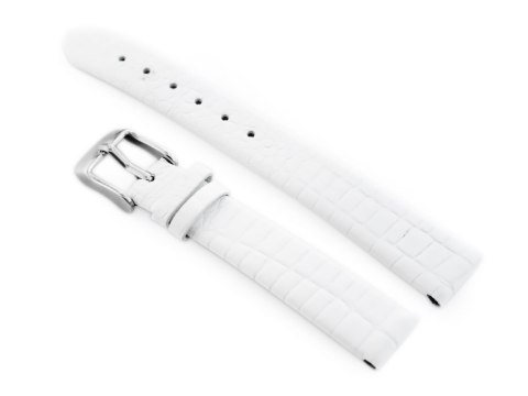 PASEK SKÓRZANY DO ZEGARKA W57 - BIAŁY - 12MM PASEK SKÓRZANY DO ZEGARKA W57 - BIAŁY - 12MM