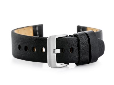 PASEK SKÓRZANY DO ZEGARKA W69 CZARNY - 22MM PASEK SKÓRZANY DO ZEGARKA W69 CZARNY - 22MM