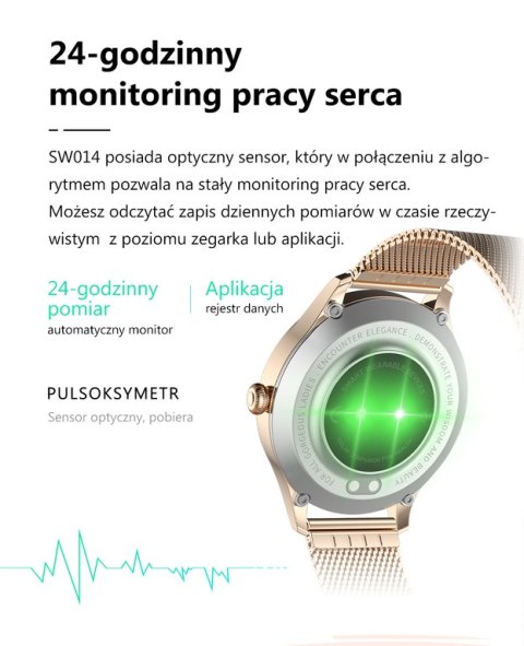 SMARTWATCH DAMSKI G. ROSSI SW014-2 ROSEGOLD (SG009B) SMARTWATCH DAMSKI G. ROSSI SW014-2 ROSEGOLD (SG009B)