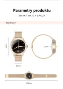 SMARTWATCH DAMSKI G. ROSSI SW014-2 ROSEGOLD (SG009B)