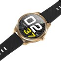 SMARTWATCH MĘSKI G. ROSSI SW012-4 GOLD/BLACK + DODATKOWA BRANSOLETA (SG007D)