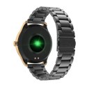 SMARTWATCH MĘSKI G. ROSSI SW012-4 GOLD/BLACK + DODATKOWA BRANSOLETA (SG007D)
