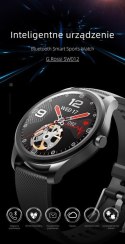 SMARTWATCH MĘSKI G. ROSSI SW012-4 GOLD/BLACK + DODATKOWA BRANSOLETA (SG007D)