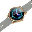 SMARTWATCH MĘSKI G. ROSSI SW012-5 GOLD/GRAY + DODATKOWA BRANSOLETA (SG007E)