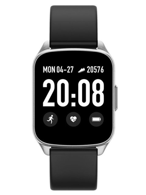 SMARTWATCH UNISEX G. ROSSI SW009-5 SILVER/BLACK (SG004F) SMARTWATCH UNISEX G. ROSSI SW009-5 SILVER/BLACK (SG004F)