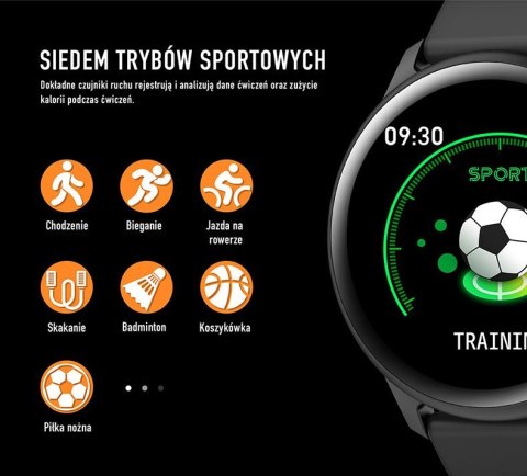 SMARTWATCH UNISEX G. ROSSI SW010-5 SILVER/BLACK (SG005F) SMARTWATCH UNISEX G. ROSSI SW010-5 SILVER/BLACK (SG005F)