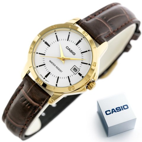 ZEGAREK DAMSKI CASIO LTP-V004GL 7A (ZD569C) + BOX ZEGAREK DAMSKI CASIO LTP-V004GL 7A (ZD569C) + BOX