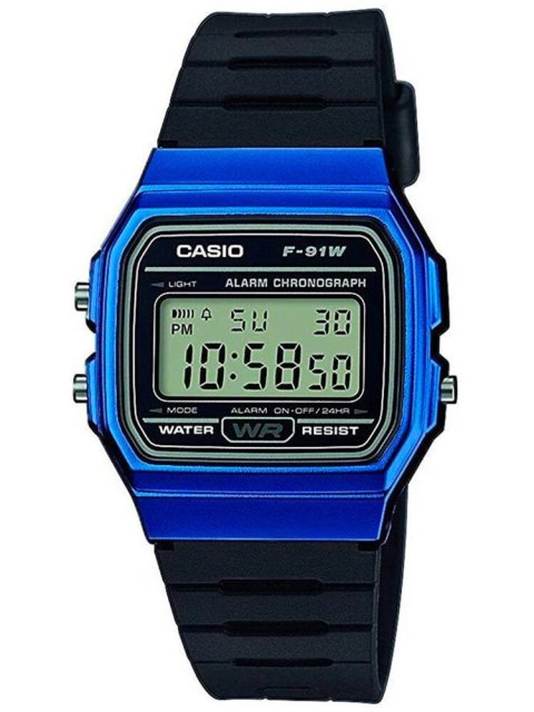 ZEGAREK MĘSKI CASIO F-91WM-2ADF (ZD102E) + BOX