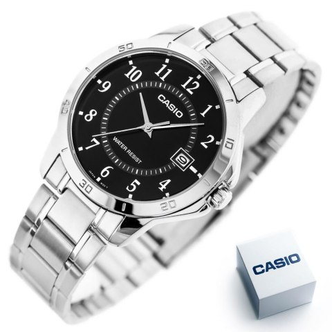 ZEGAREK MĘSKI CASIO MTP-V004D-1B (ZD047D) + BOX ZEGAREK MĘSKI CASIO MTP-V004D-1B (ZD047D) + BOX
