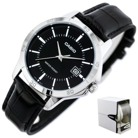 ZEGAREK MĘSKI CASIO MTP-V004L - 1A (ZD046E) + BOX ZEGAREK MĘSKI CASIO MTP-V004L - 1A (ZD046E) + BOX