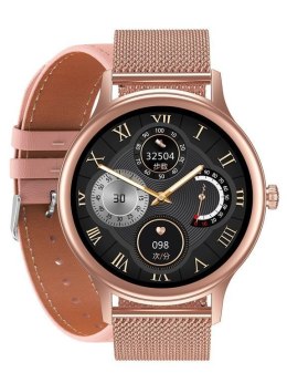 SMARTWATCH DAMSKI PACIFIC 18-1 - BRANSOLETA + PASEK: ROSEGOLD / RÓŻOWY (SY015A)