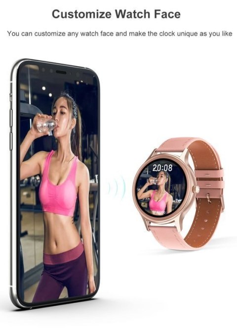 SMARTWATCH DAMSKI PACIFIC 18-1 - BRANSOLETA + PASEK: ROSEGOLD / RÓŻOWY (SY015A) SMARTWATCH DAMSKI PACIFIC 18-1 - BRANSOLETA + PASEK: ROSEGOLD / RÓŻOWY (SY015A)