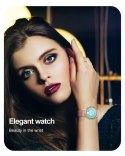 SMARTWATCH DAMSKI PACIFIC 18-1 - BRANSOLETA + PASEK: ROSEGOLD / RÓŻOWY (SY015A)