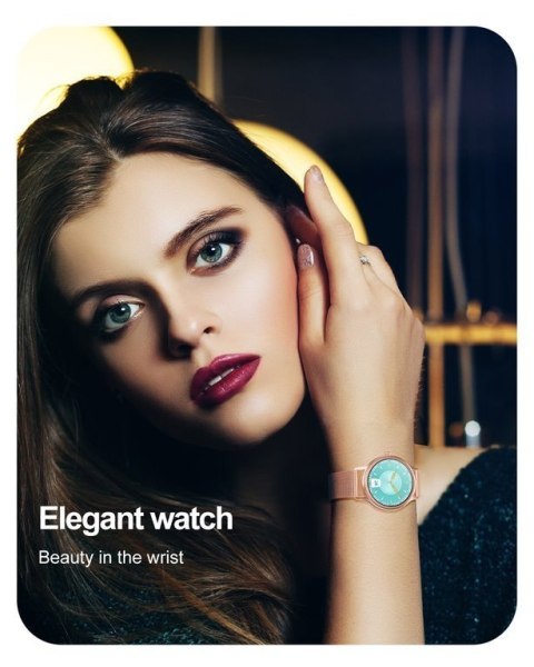 SMARTWATCH DAMSKI PACIFIC 18-1 - BRANSOLETA + PASEK: ROSEGOLD / RÓŻOWY (SY015A) SMARTWATCH DAMSKI PACIFIC 18-1 - BRANSOLETA + PASEK: ROSEGOLD / RÓŻOWY (SY015A)