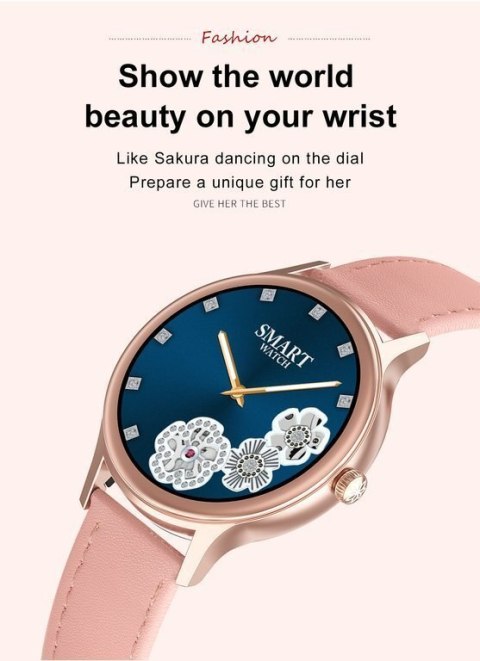 SMARTWATCH DAMSKI PACIFIC 18-1 - BRANSOLETA + PASEK: ROSEGOLD / RÓŻOWY (SY015A) SMARTWATCH DAMSKI PACIFIC 18-1 - BRANSOLETA + PASEK: ROSEGOLD / RÓŻOWY (SY015A)