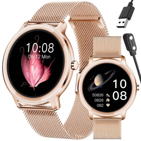 SMARTWATCH DAMSKI RUBICON RNBE66 - WŁASNE TARCZE (SR014B) SMARTWATCH DAMSKI RUBICON RNBE66 - WŁASNE TARCZE (SR014B)
