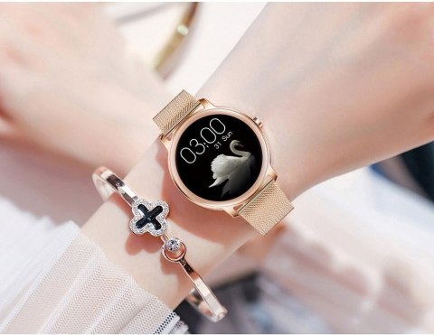 SMARTWATCH DAMSKI RUBICON RNBE66 - WŁASNE TARCZE (SR014B) SMARTWATCH DAMSKI RUBICON RNBE66 - WŁASNE TARCZE (SR014B)