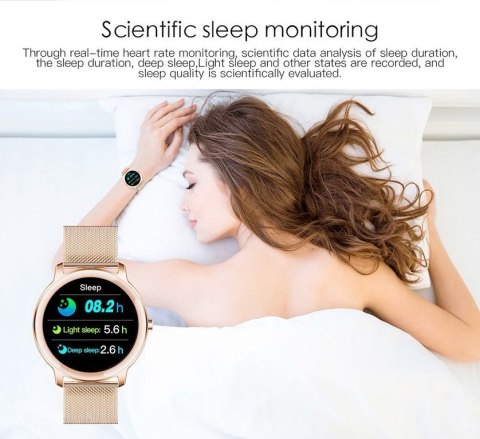 SMARTWATCH DAMSKI RUBICON RNBE66 - WŁASNE TARCZE (SR014B) SMARTWATCH DAMSKI RUBICON RNBE66 - WŁASNE TARCZE (SR014B)