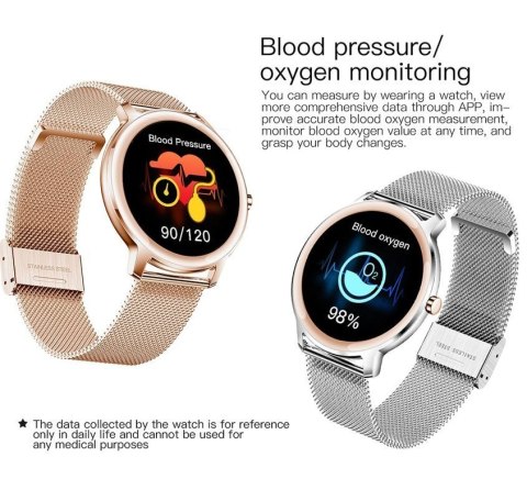 SMARTWATCH DAMSKI RUBICON RNBE66 - WŁASNE TARCZE (SR014B) SMARTWATCH DAMSKI RUBICON RNBE66 - WŁASNE TARCZE (SR014B)