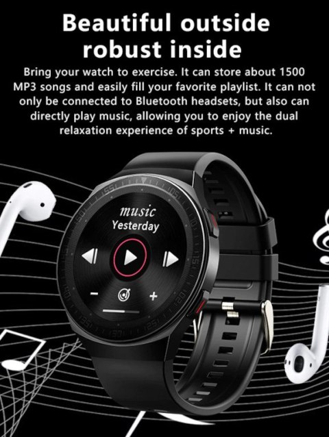 SMARTWATCH MĘSKI RUBICON RNCE68 - WYKONYWANIE POŁĄCZEŃ (SR016B) SMARTWATCH MĘSKI RUBICON RNCE68 - WYKONYWANIE POŁĄCZEŃ (SR016B)