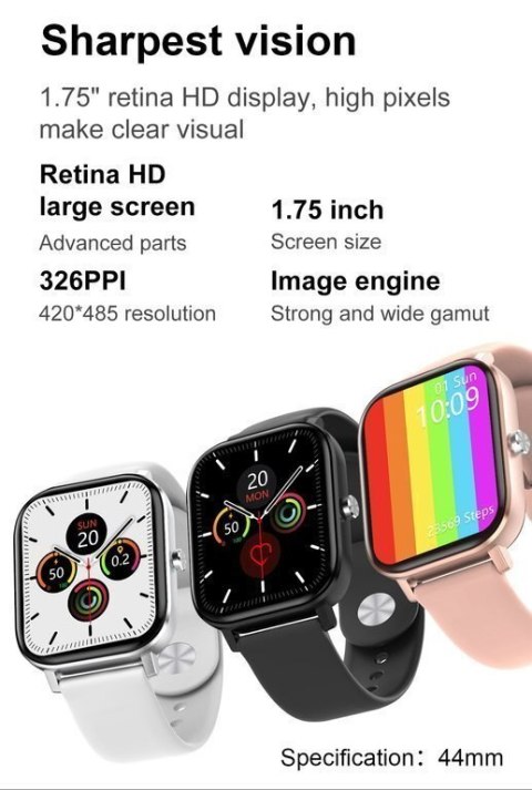 SMARTWATCH UNISEX PACIFIC 20-2 - EKG, WYKONYWANIE POŁĄCZEŃ (SY017B) SMARTWATCH UNISEX PACIFIC 20-2 - EKG, WYKONYWANIE POŁĄCZEŃ (SY017B)