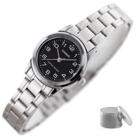 ZEGAREK DAMSKI CASIO LTP-V001D-1B (ZD589B) + BOX ZEGAREK DAMSKI CASIO LTP-V001D-1B (ZD589B) + BOX