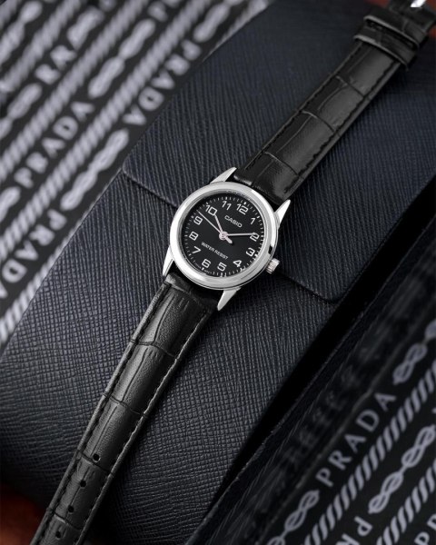 ZEGAREK DAMSKI CASIO LTP-V001L-1B (ZD588A) + BOX ZEGAREK DAMSKI CASIO LTP-V001L-1B (ZD588A) + BOX