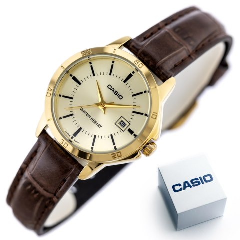 ZEGAREK DAMSKI CASIO LTP-V004GL-9A (ZD569D) + BOX ZEGAREK DAMSKI CASIO LTP-V004GL-9A (ZD569D) + BOX