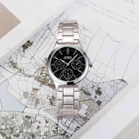 ZEGAREK DAMSKI CASIO LTP-V300D-1A (ZD566G) + BOX ZEGAREK DAMSKI CASIO LTP-V300D-1A (ZD566G) + BOX