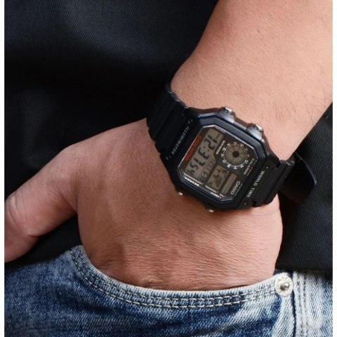ZEGAREK MĘSKI CASIO AE-1200WH-1AVCF (ZD146A) + BOX ZEGAREK MĘSKI CASIO AE-1200WH-1AVCF (ZD146A) + BOX