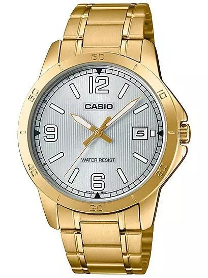 ZEGAREK MĘSKI CASIO MTP-V004G-7B2 (ZD047E) + BOX ZEGAREK MĘSKI CASIO MTP-V004G-7B2 (ZD047E) + BOX