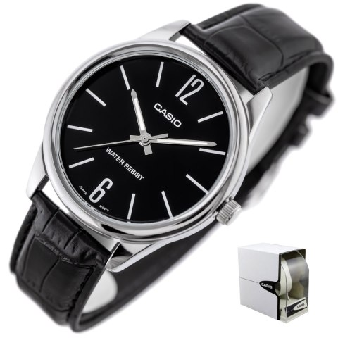 ZEGAREK MĘSKI CASIO MTP-V005L-1BUDF (ZD066E) + BOX ZEGAREK MĘSKI CASIO MTP-V005L-1BUDF (ZD066E) + BOX