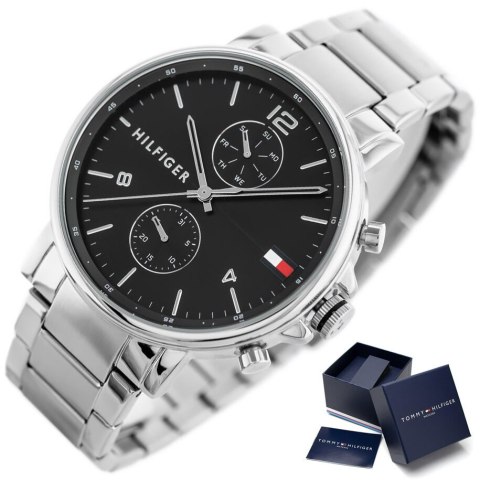 ZEGAREK MĘSKI TOMMY HILFIGER 1710413 DANIEL (ZF009A) + BOX ZEGAREK MĘSKI TOMMY HILFIGER 1710413 DANIEL (ZF009A) + BOX