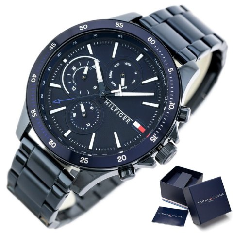 ZEGAREK MĘSKI TOMMY HILFIGER 1791720 BANK (ZF022B) ZEGAREK MĘSKI TOMMY HILFIGER 1791720 BANK (ZF022B)