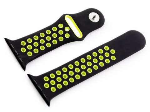 APPLE WATCH PASEK U24 - CZARNY/ZIELONY - 42/44MM APPLE WATCH PASEK U24 - CZARNY/ZIELONY - 42/44MM