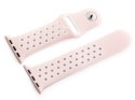 APPLE WATCH PASEK U24 - RÓŻOWY/BIAŁY - 38/40MM