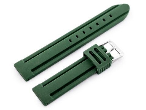 PASEK GUMOWY DO ZEGARKA U09 - ZIELONY - 22MM PASEK GUMOWY DO ZEGARKA U09 - ZIELONY - 22MM